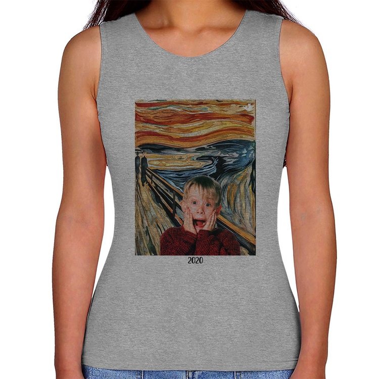 Regata Feminina O grito 2020 - Cinza