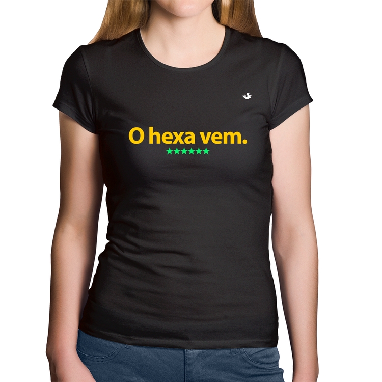 Baby Look Algodão O hexa vem