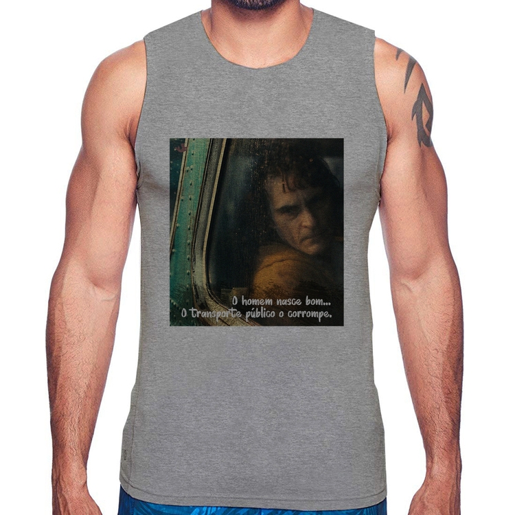 Regata O homem nasce bom, o transporte público o corrompe - Cinza