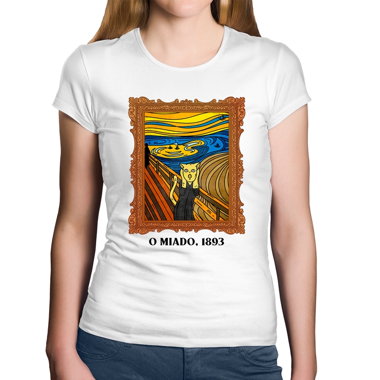 Baby Look Algodão O miado, 1893 - Branca