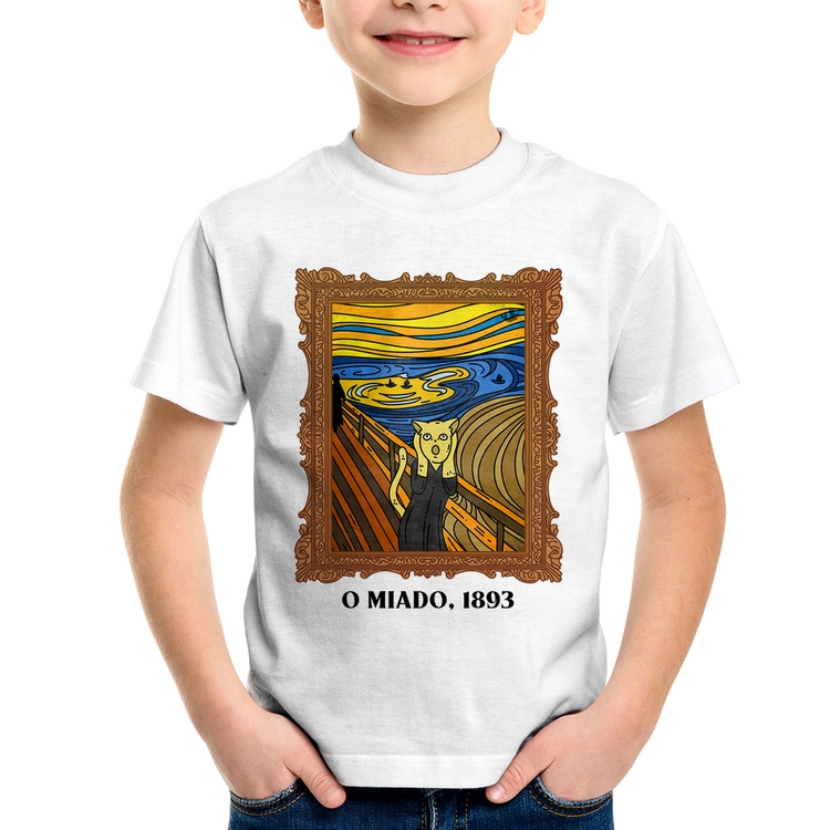Camiseta Infantil O miado, 1893