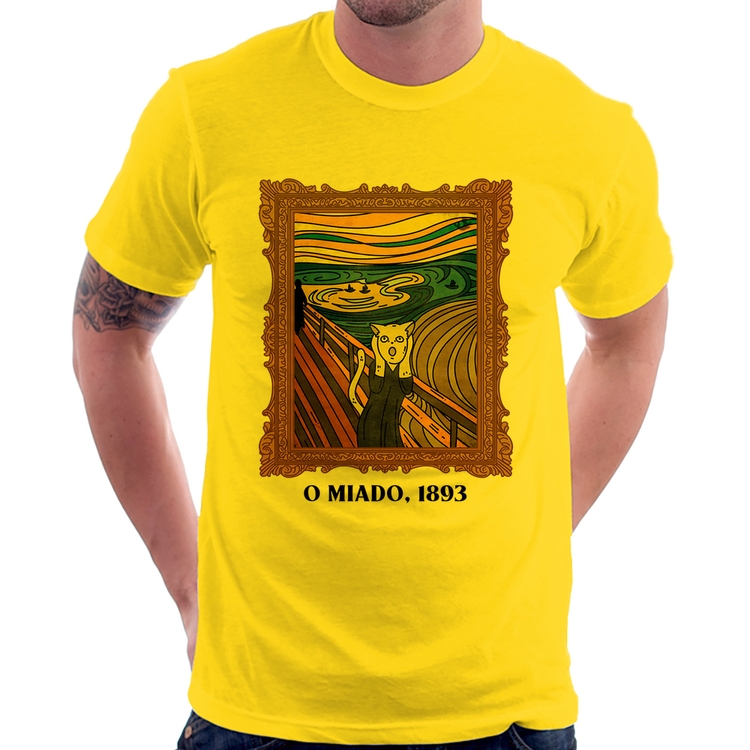 Camiseta O miado, 1893 - Amarela