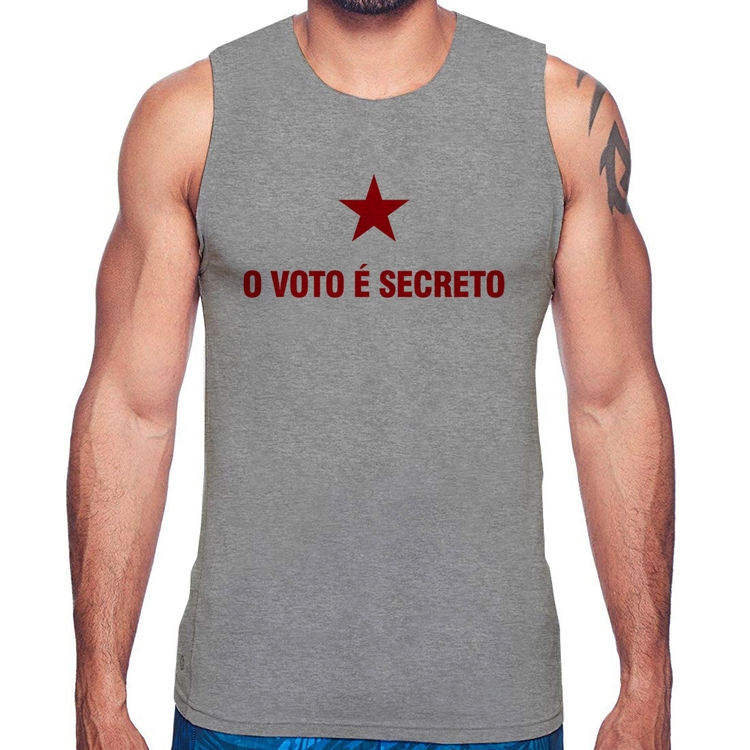 Regata O voto é secreto - Cinza