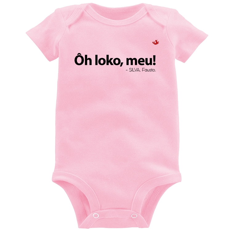 Body Bebê Ôh loko, meu! - Rosa Bebê