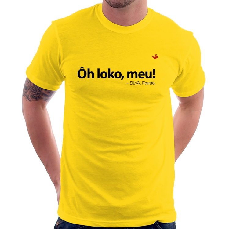 Camiseta Ôh loko, meu! - Amarela