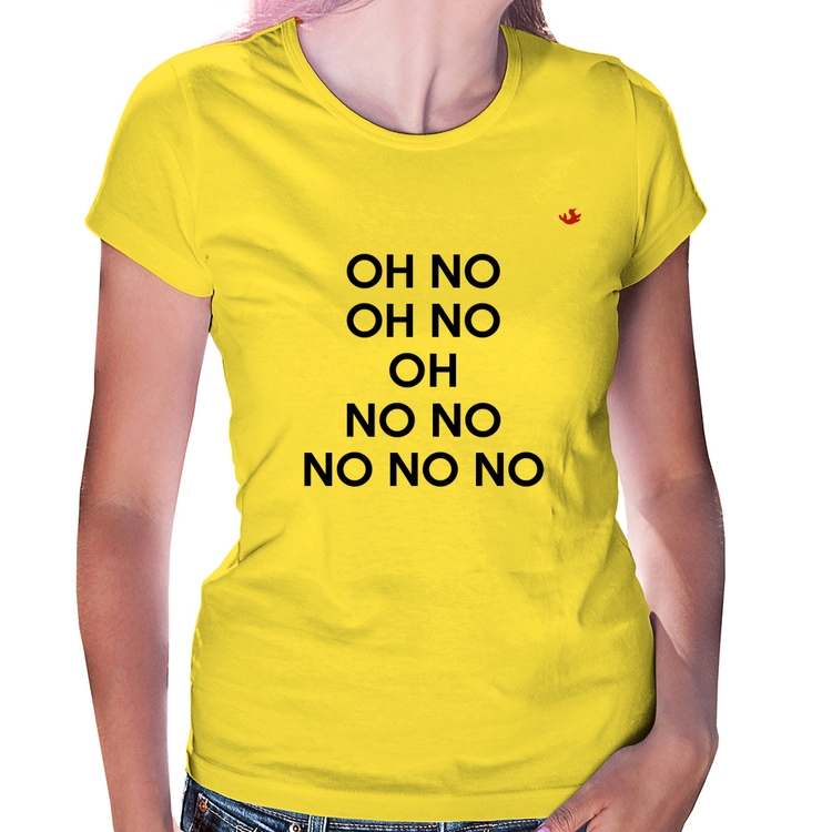 Baby Look OH NO! - Amarela