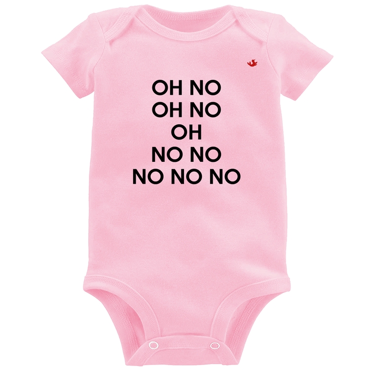 Body Bebê OH NO! - Rosa Bebê
