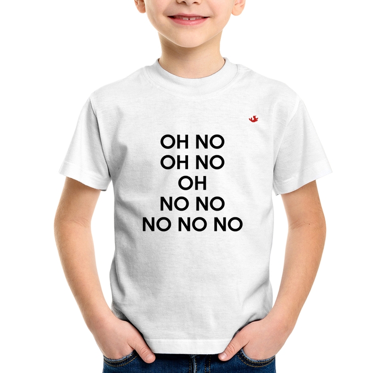 Camiseta Infantil OH NO!