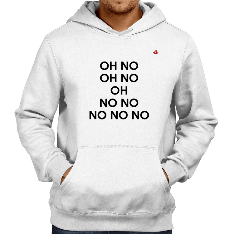 Moletom OH NO! - Branco