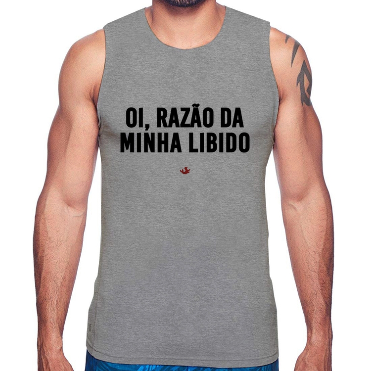 Regata Oi razão da minha libido - Cinza