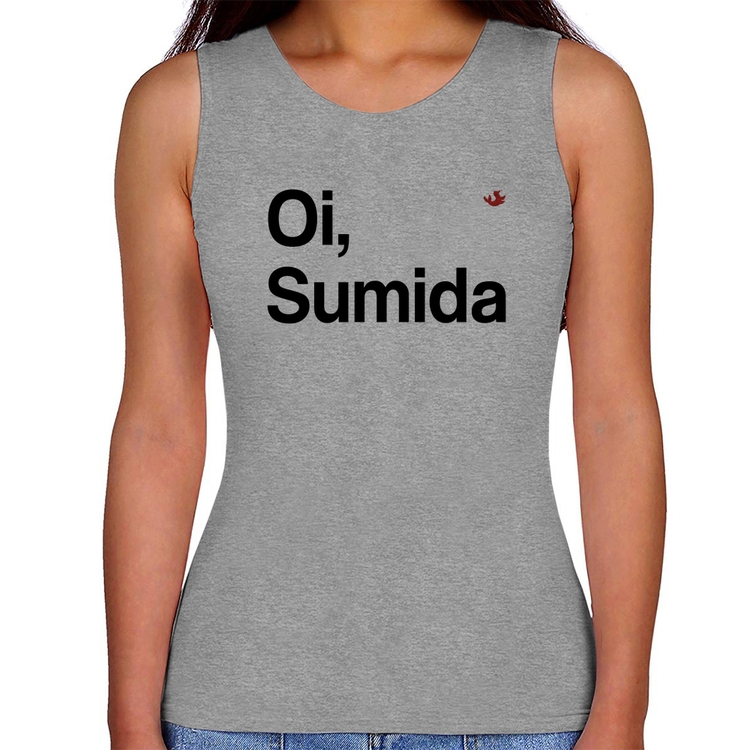 Regata Feminina Oi sumida - Cinza