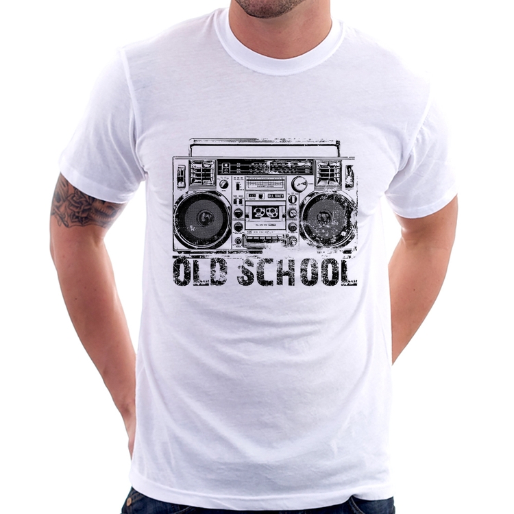 Camiseta Old School Boombox