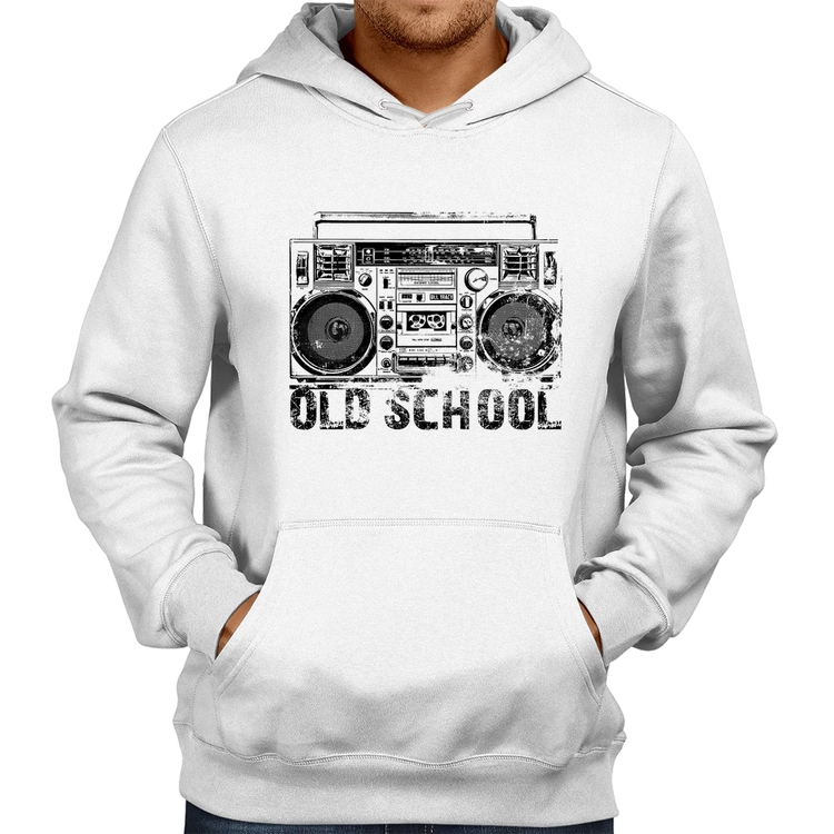 Moletom Old School Boombox - Branco