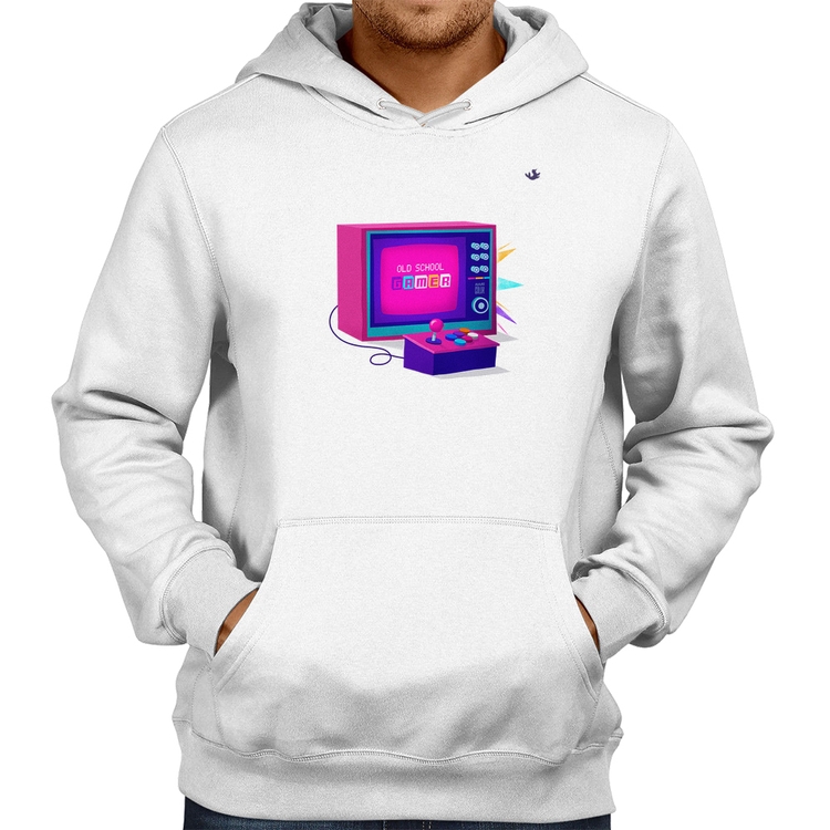 Moletom Old School Gamer - Branco