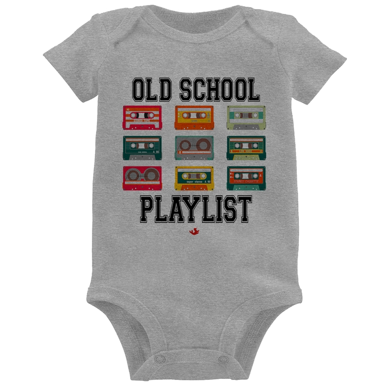 Body Bebê Old School Playlist - Cinza