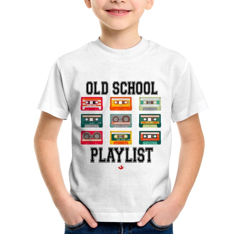 Camiseta Infantil Old School Playlist