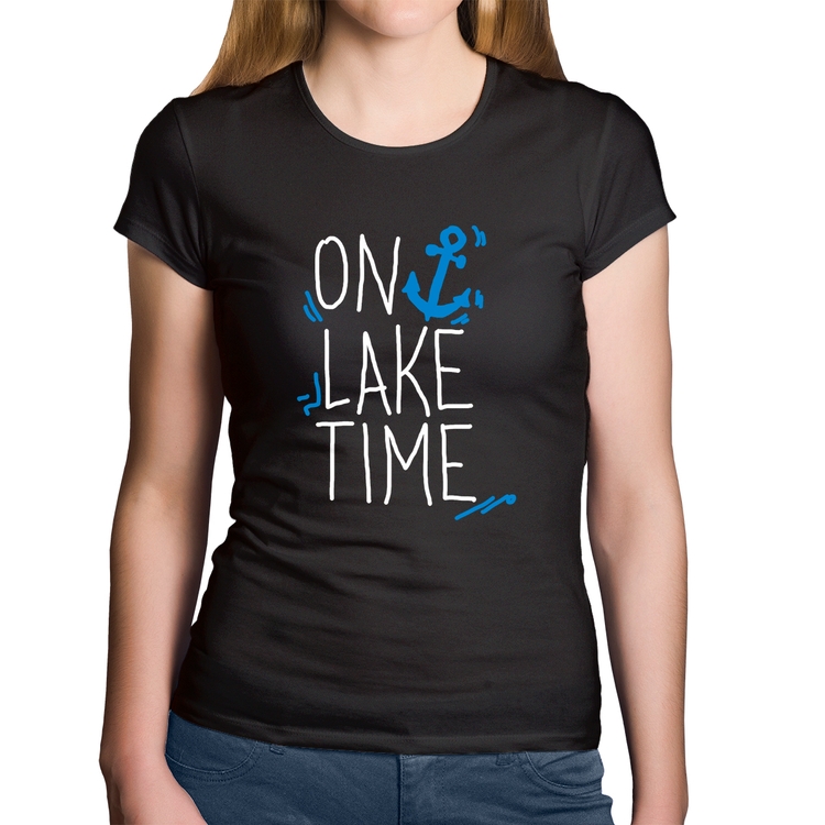 Baby Look Algodão On Lake Time