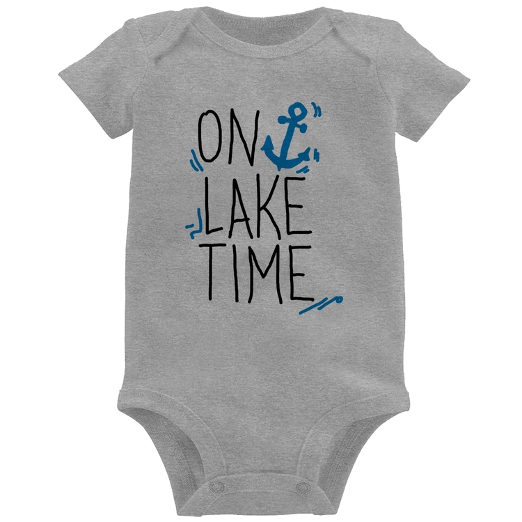 Body Bebê On Lake Time - Cinza
