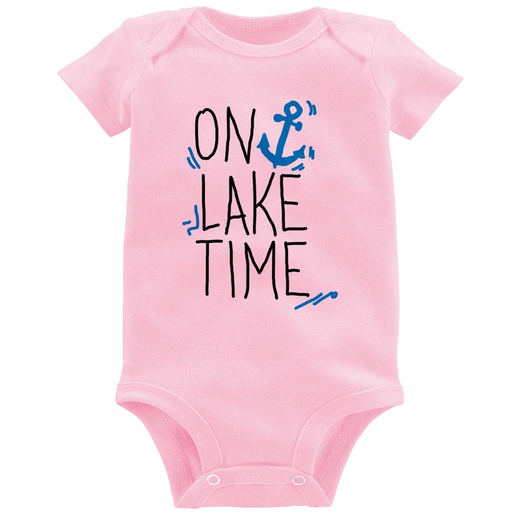 Body Bebê On Lake Time - Rosa Bebê