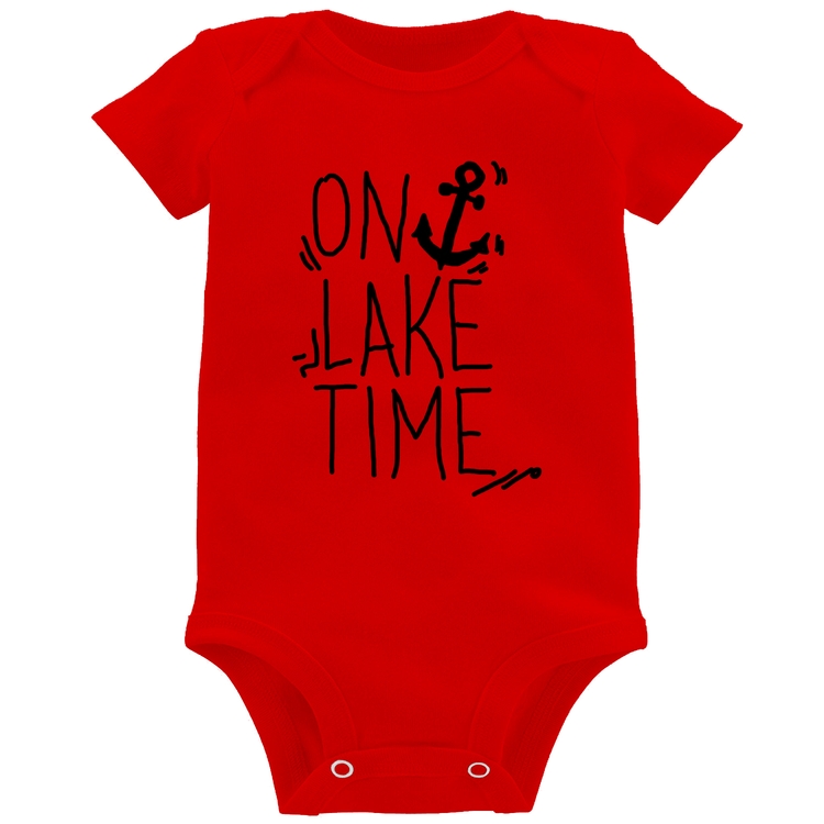 Body Bebê On Lake Time - Vermelho