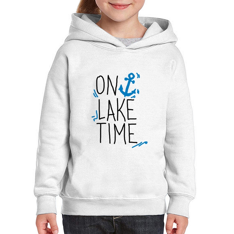 Moletom Infantil On Lake Time