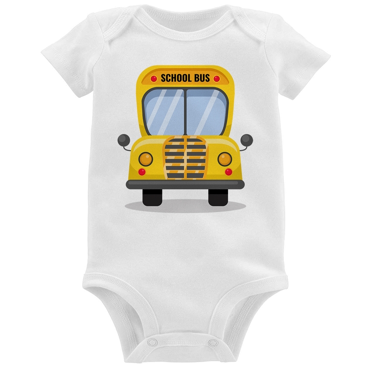 Body Bebê Ônibus Escolar