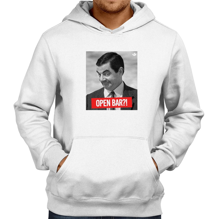 Moletom Open Bar?! - Branco
