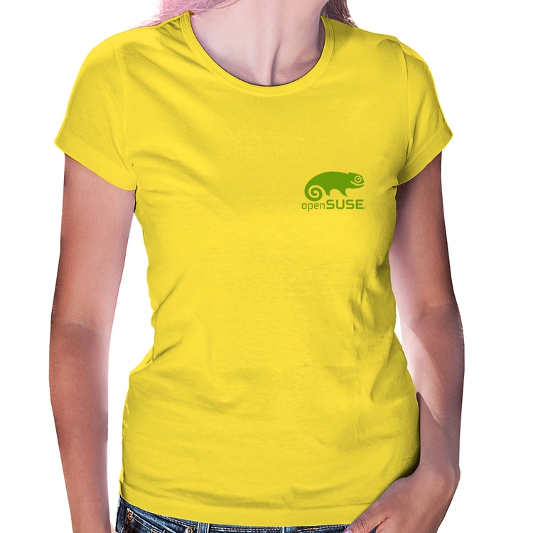 Baby Look openSUSE Linux - Amarela