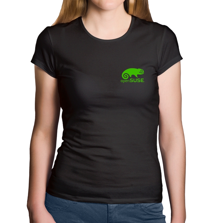Baby Look Algodão openSUSE Linux