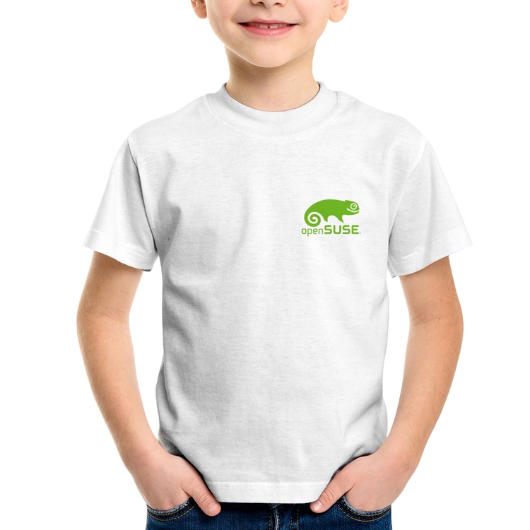 Camiseta Infantil openSUSE Linux