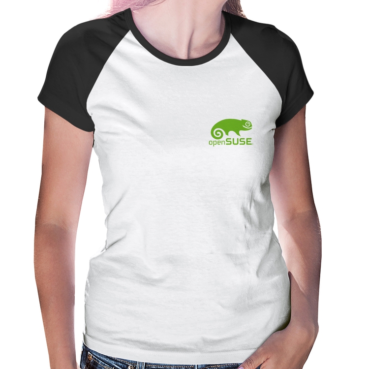 Baby Look Raglan openSUSE Linux