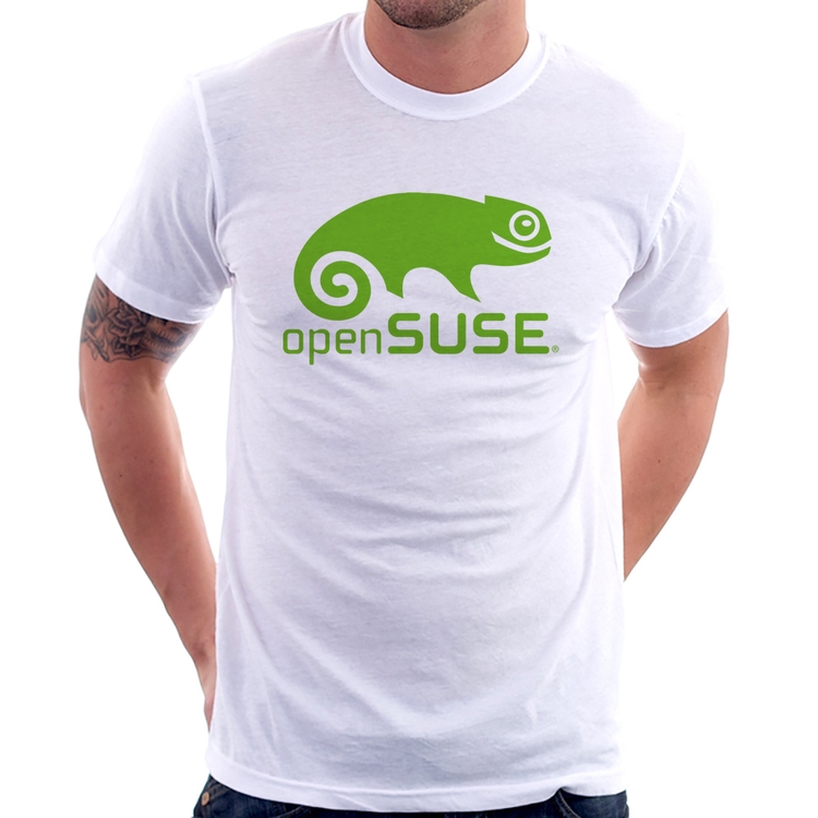 Camiseta openSUSE Linux Logo