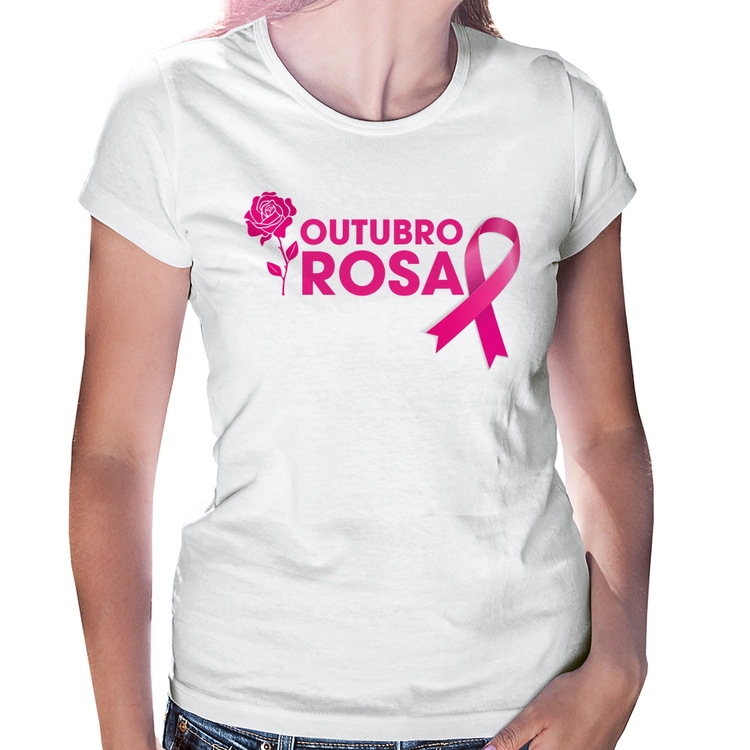 Baby Look Outubro Rosa