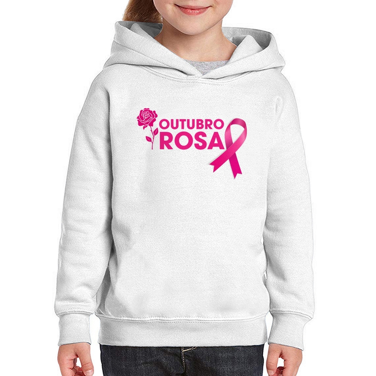 Moletom Infantil Outubro Rosa