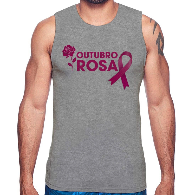 Regata Outubro Rosa - Cinza