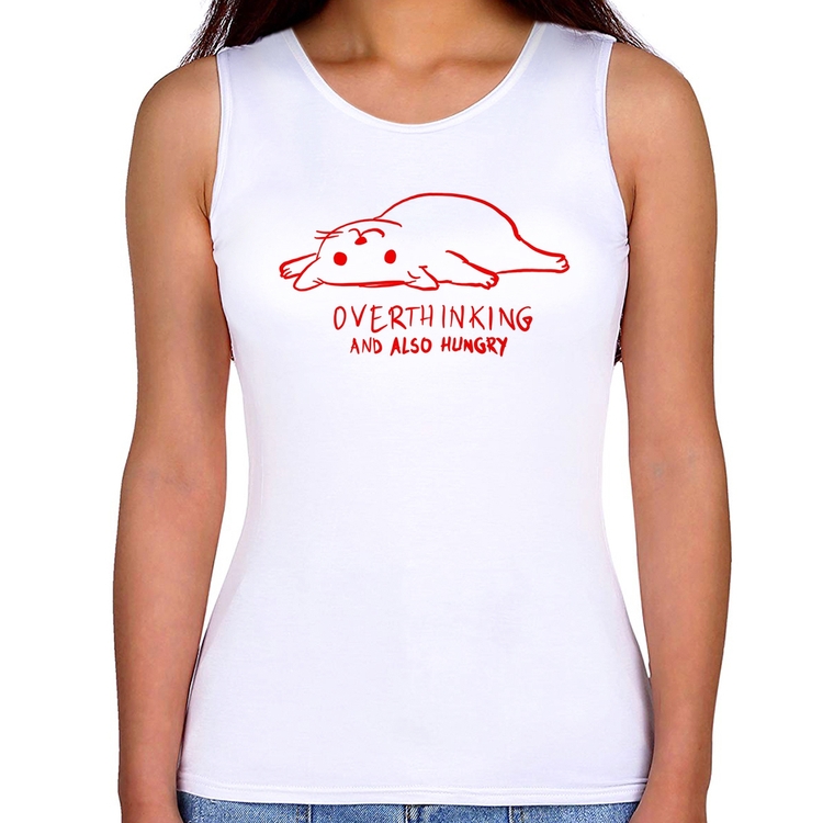 Regata Feminina Overthinking And Also Hungry
