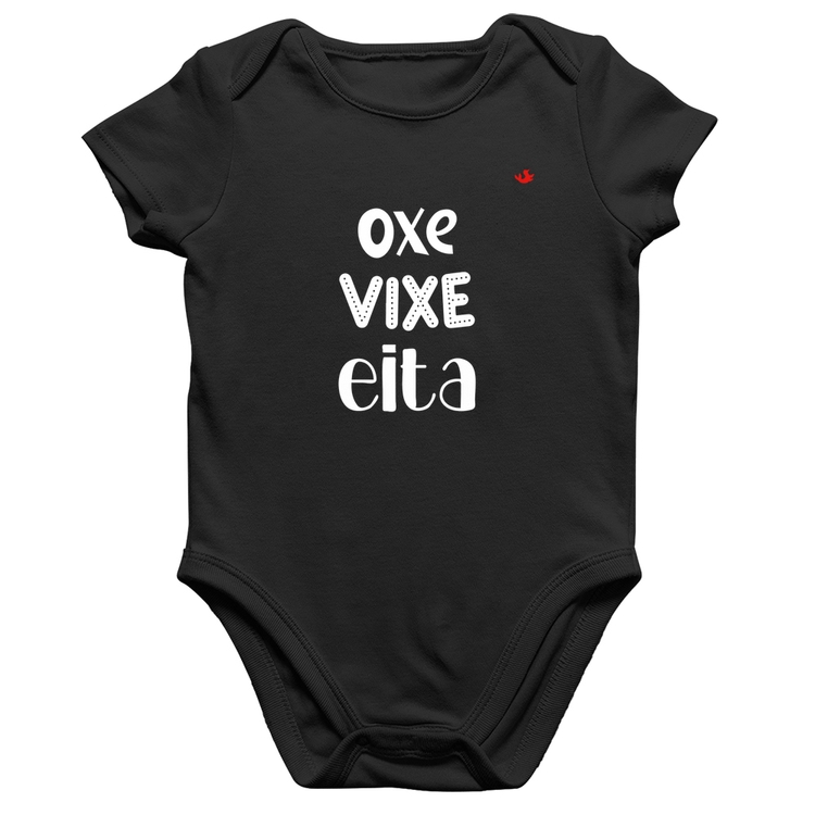 Body Bebê Algodão Oxe, Vixe, Eita