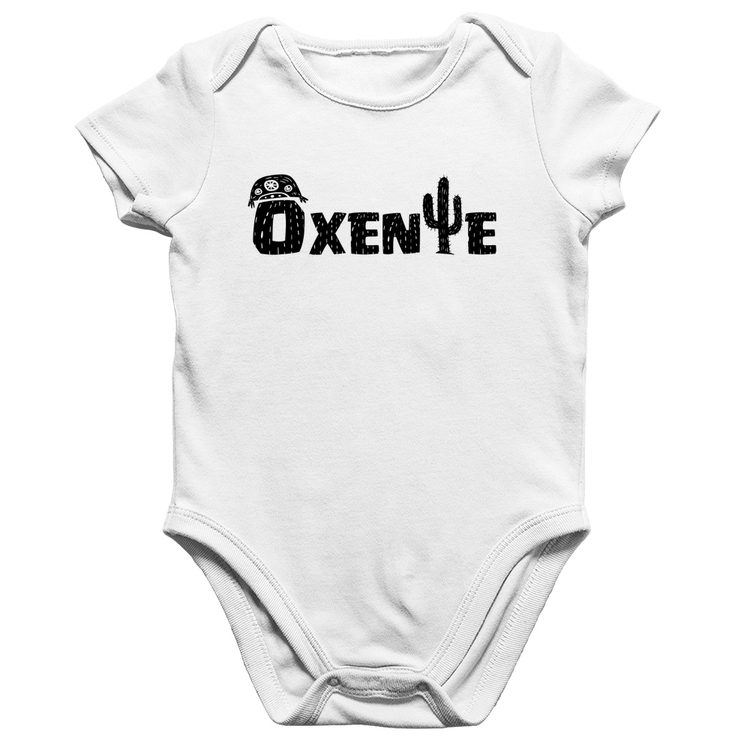 Body Bebê Algodão Ôxente Nordeste - Branco