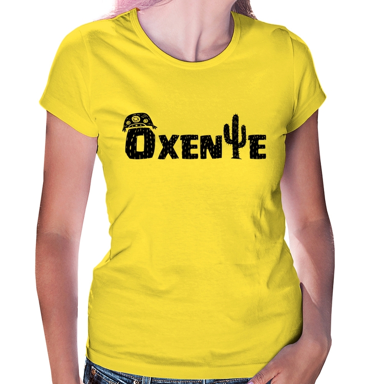 Baby Look Ôxente Nordeste - Amarela