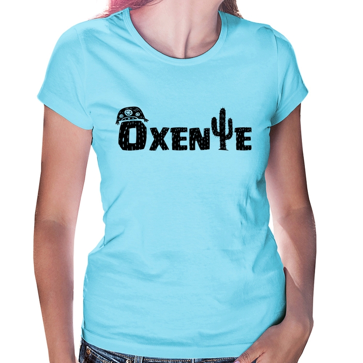 Baby Look Ôxente Nordeste - Azul Bebê