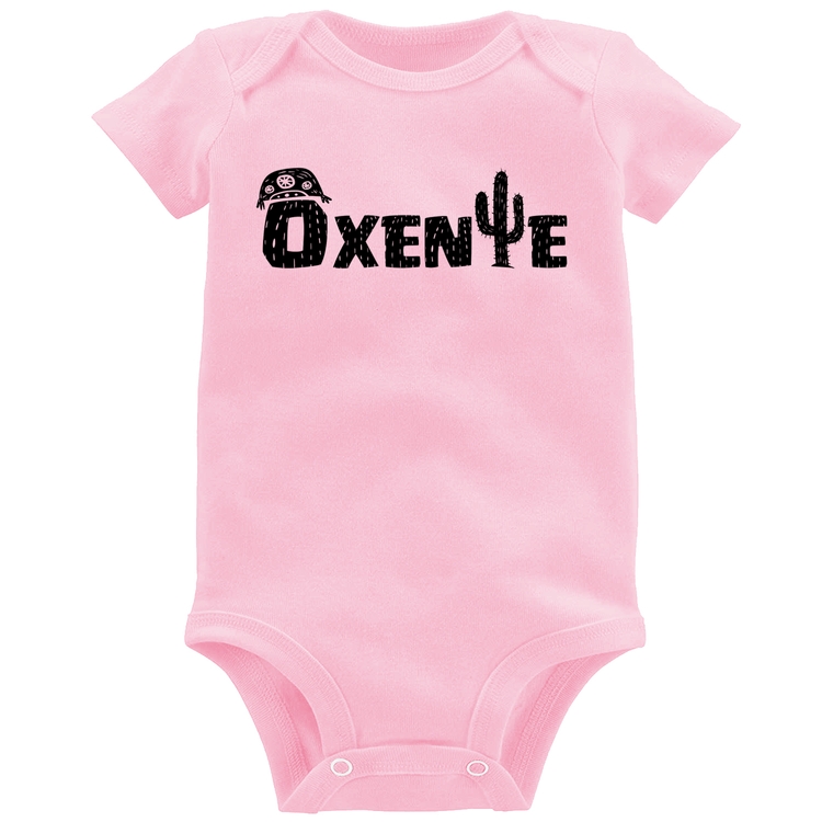 Body Bebê Ôxente Nordeste - Rosa Bebê
