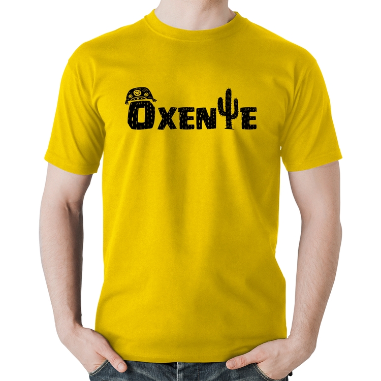 Camiseta Algodão Ôxente Nordeste - Amarela