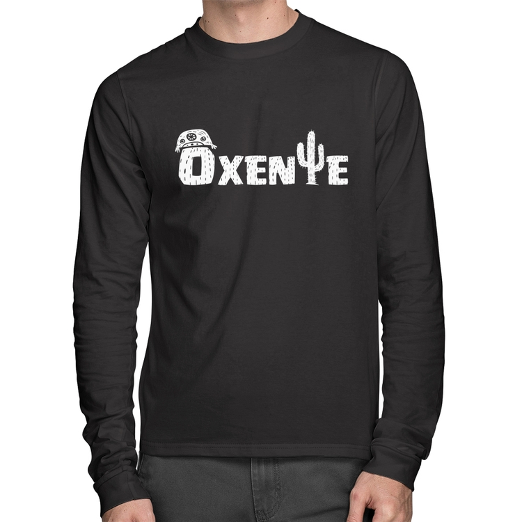 Camiseta Algodão Ôxente Nordeste Manga Longa