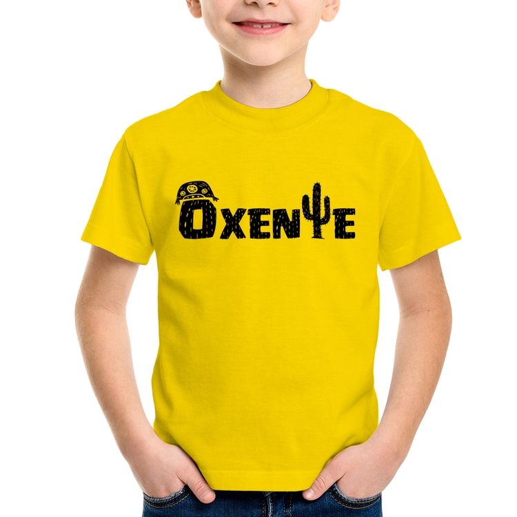 Camiseta Infantil Ôxente Nordeste - Amarela