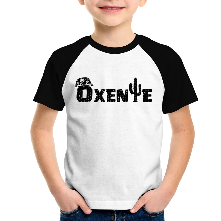 Camiseta Raglan Infantil Ôxente Nordeste