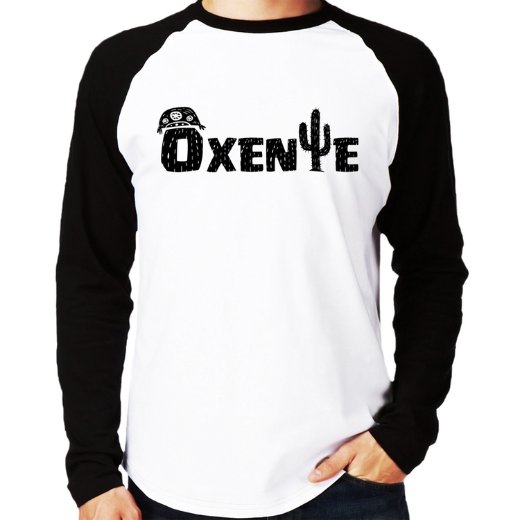 Camiseta Raglan Ôxente Nordeste Manga Longa