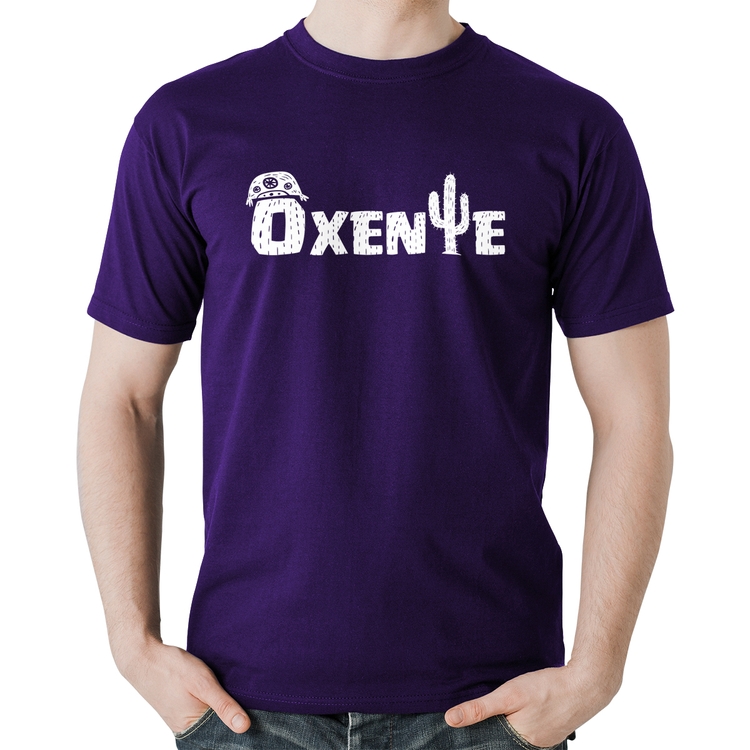 Camiseta Algodão Ôxente Nordeste - Roxa