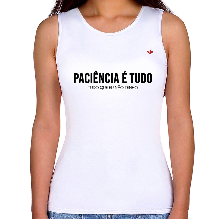 Regata Feminina Paciência é tudo