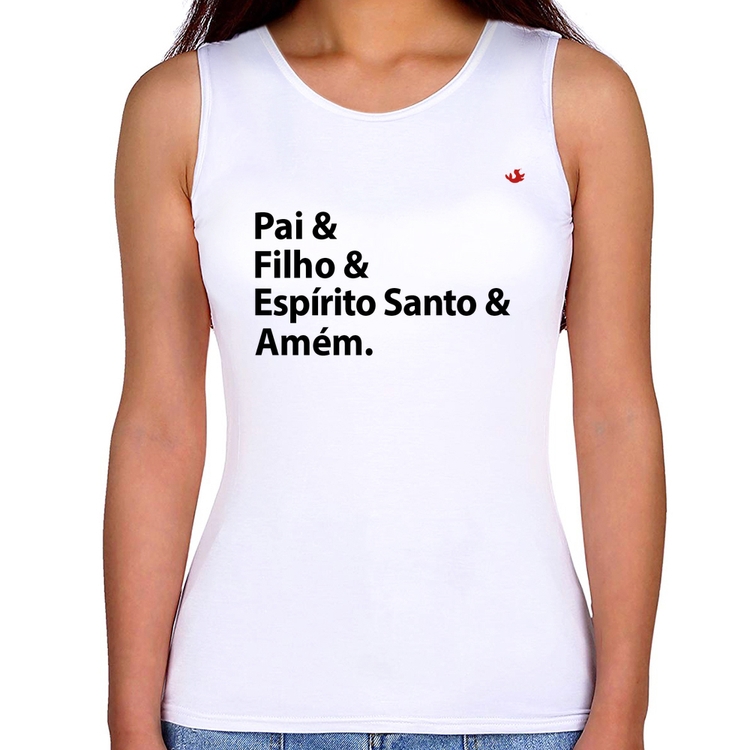 Regata Feminina Pai, Filho, Espírito Santo, Amém