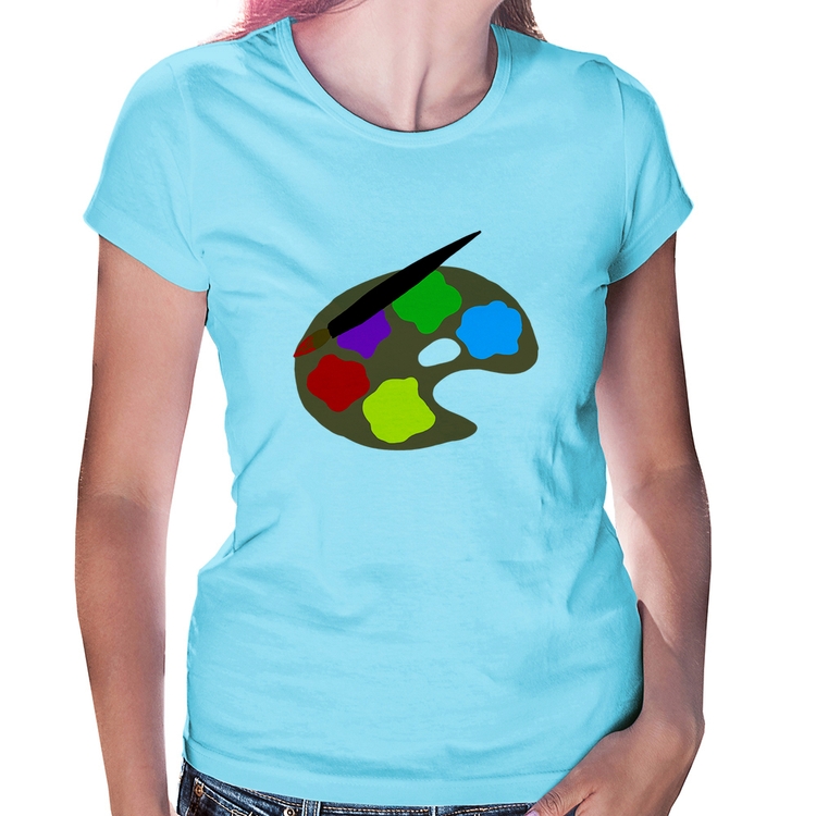 Baby Look Paint Colors Artboard - Azul Bebê